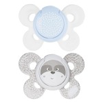 Succhietto Chicco Physio Comfort Silicone 2pz Bianco Beige 0-6m