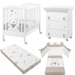 Set Erbesi Tato Bianco Tortora