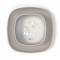 Set Ciotola e Piatto Piano Chicco Grigio 12m+