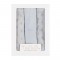 Set 3 pz Mussola Nanan All Over Lettering 80 x 80 cm Azzurro