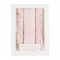 Set 3 pz Mussola Nanan All Over Lettering 80 x 80 cm Rosa