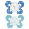 Succhietto Chicco Physio Comfort Silicone 2pz Blu Celeste 6-16m