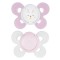 Succhietto Chicco Physio Comfort Silicone 2pz Rosa Bianco 0-6m