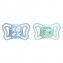 Succhietto Chicco Physio Forma Light Silicone 2 pz Azzurro 6-16 m