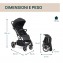 Passeggino Chicco Dolomiti Charcoal Portata 22 Kg