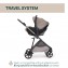 Trio Chicco Seety 2 con Seggiolino Kory Essential i-Size Sandshell Portata 22 Kg