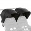 Cappottine Passeggino Gemellare Chicco Ohlala Twin Black Night