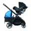 Trio Gemellare Chicco Fully Twin Power Blue