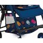 Cestello per Passeggino Joyello Musino Light Blu Navy Pois Colorati