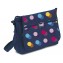 Borsa Maternità Joyello Comoda Blu Navy Pois Colorati
