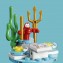 Costruzioni Lego Disney Sirenetta Barca Della Festa Reale di Ariel