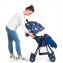 Passeggino Joyello Musino Light Blu Navy Pois Colorati