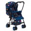 Passeggino Joyello Musino Light Blu Navy Pois Colorati