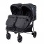 Passeggino Gemellare Lorelli Duo con Borsa Nero