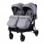 Passeggino Gemellare Lorelli Duo con Borsa Grigio