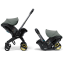Seggiolino Auto Passeggino Doona I 2 In 1 i-Size R129 Gruppo 0+ Slate Green