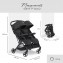Passeggino Gemellare Hauck Swift X Duo Black