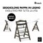 Seggiolone in Legno Hauck Alpha+ Select Charcoal