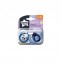 Tommee Tippee Set 02 Succhietti Anytime 6-18M in Silicone Ortodontico Panda Dark Blu