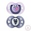 Tommee Tippee Set 02 Succhietti Anytime Silicone Ortodontico 18-36 M Panda & Cuore Girl Pink & Violet