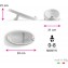 Sdraietta Da Bagno OkBaby Jelly Bianco