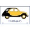 Costruzioni Cobi Modellino Auto 1990 Citroën 2CV Charleston