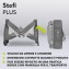 Lionelo Stefi Plus Box / Lettino da viaggio pieghevole 2 liveli 0-3 anni Grey White