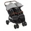 Passeggino Gemellare Jane Twin Link Jet Black