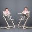 Seggiolone Leander High Chair Sbiancato