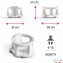 Seduta per Bagnetto Okbaby Flipper Evolution Grigia
