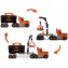 Camion Smoby Black+Decker Bricolo con Cassetta Attrezzi