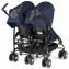 Passeggino Gemellare Peg Perego Pliko Mini Twin Class Navy