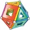 Costruzioni Magnetiche Geomag Rainbow 72 pz