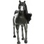 Cavallo Mattel Spirit Nero e Bianco
