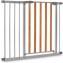 Cancelletto di Sicurezza Hauck Wood Lock 2 in Metallo Silver e Legno + Estensione da 96 a 101 cm