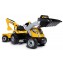 Trattore Smoby Builder Max con Benna Scavatrice e Rimorchio OUTLET