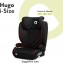 Lionelo Hugo I-Size Seggiolino Auto ISOFIX Sporty Black Red 100-150 cm
