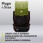 Lionelo Hugo I-Size Seggiolino Auto ISOFIX Sporty Black Red 100-150 cm