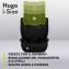 Lionelo Hugo I-size Seggiolino Auto ISOFIX 100-150 cm Black Carbon