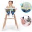 Seggiolone Pappa Kinderkraft Sienna Rosa