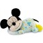 Clementoni Baby Mickey Peluche Riproduce Rumori Bianchi e Battito del Cuore con Cromoterapia