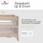 Lorelli Lettino da viaggio UP and DOWN Beige Flying Friends