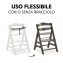 Seggiolone in Legno Hauck Alpha+ Select Charcoal