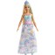 Bambola Barbie Dreamtopia Principessa Bionda con Abito Blu e Tiara