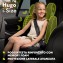 Lionelo Hugo I-size Seggiolino Auto ISOFIX 100-150 cm Black Carbon