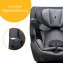  OSANN - Seggiolino auto One360 Isofix rotante a 360° - 40-150 cm Universe Grey