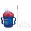 Tazza Antigoccia con Manici Nuby 360° 240ml Blu Rosso