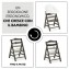 Seggiolone in Legno Hauck Alpha+ Select Charcoal
