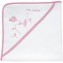 Accappatoio Chicco Quadrato In Piquet Tenero Lumaca 0m+ Rosa