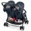 Passeggino Gemellare Peg Perego Aria Twin Shopper Navy